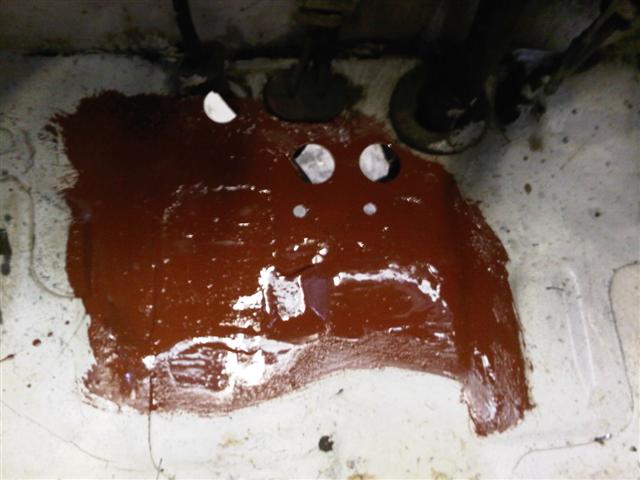 Bedford Bambi Floor repair 3