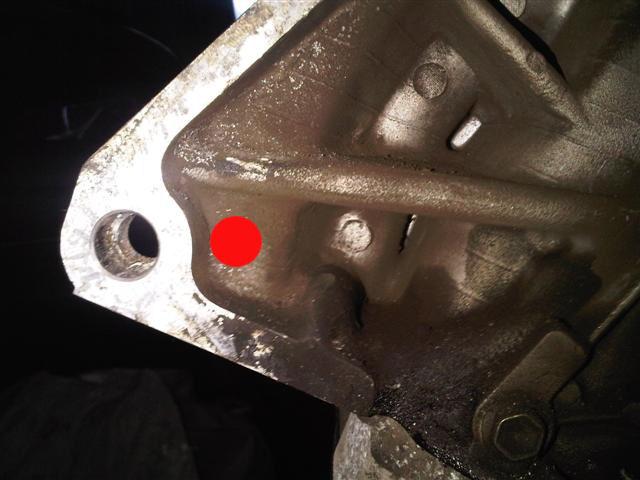 G16B gearbox mountings left